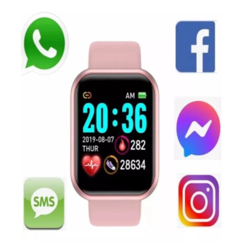 Smartwatch Bluetooth Plus – Compatível com Android e iOS (REPLICA)