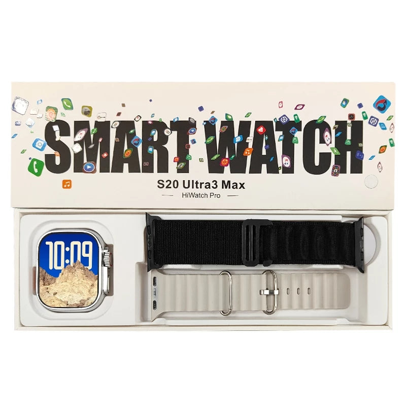 SMARTWATCH S20 ULTRA 3, COM NFC INTEGRADO